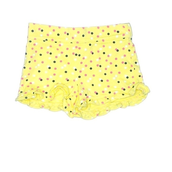 Gymboree Other - Gymboree yellow ruffle polka dot print cotton girl shorts 2T casual
